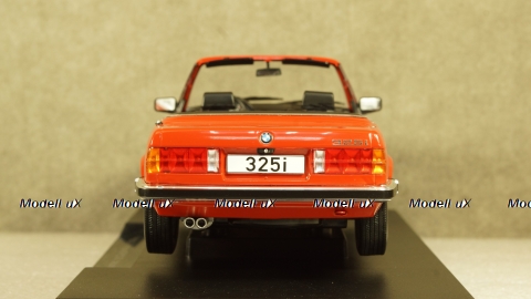 BMW 325i (E30) Convertible red, MCG18151, MCG 1:18