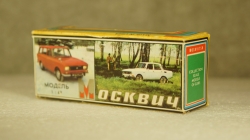 Москвич 408 красный Август 1989, Тантал/Радон 1:43 