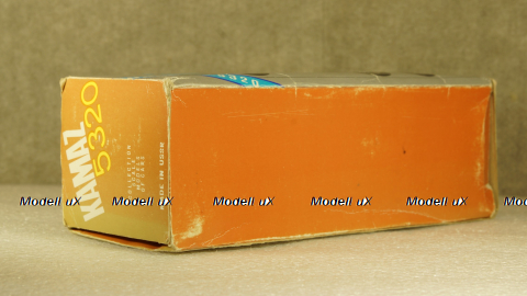 Камаз 5320 бортовой серый/красный, Арек 1:43