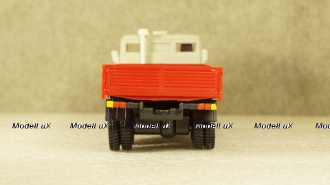 Камаз 5320 бортовой серый/красный, Арек 1:43