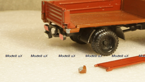 Зил 4331 бортовой бордовый, з-д Вега 1:43