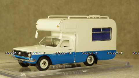 Газ-24 кемпинг бело/голубой, Алник43 1:43