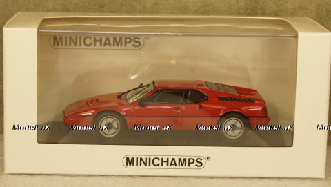 BMW M1 1980 red, 943025023, Minichamps 1:43