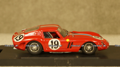 FERRARI 250 GTO 1962-63 red, ModelBOX 1:43