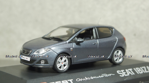 Seat Ibiza IV year 2008-2017 dark grey metallic, Seat 1:43