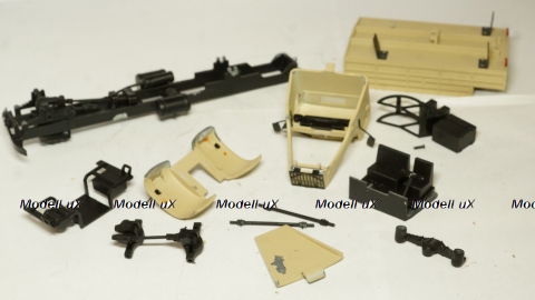 Краз 255 борт, песочный, на запчасти, Саратов 1:43