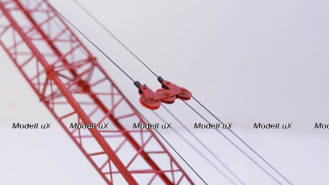 Экскаватор 10011Д Кран с рабочей удлиненной стрелой, ТРЭКС 1:43