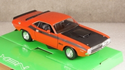 Dodge Challenger T/A dark orange/matt-black, 24029, Welly 1:24