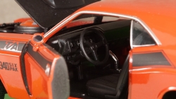 Dodge Challenger T/A dark orange/matt-black, 24029, Welly 1:24