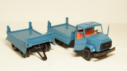 Зил 4331 бортовой с прицепом Январь 1988