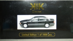 BMW 740i E38 1994 black, 180361, KK-Scale 1:18