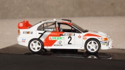 Mitsubishi Lancer Evo V #2 Champions Meeting 1998 Burns, Ralliart, RAM524, IXO 1:43