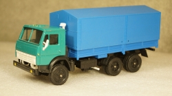 Камаз 5320 с тентом зелёный/синий, Арек 1:43