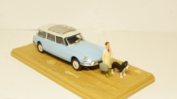 Citroen ID 19 Break vet lightblue/creme, Atlas 1:43
