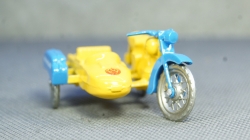 Иж Юпитер 2К Милиция желто/голубой, мотоцикл 1:30