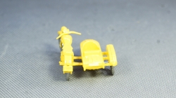 Иж Юпитер 2К Милиция желтый, мотоцикл 1:30