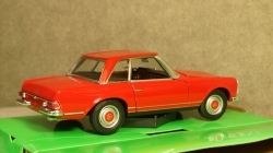 Mercedes 230 SL (W113) 1963 Red, 24093, Welly 1:24