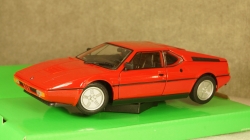 BMW M1 red, 24098, Welly 1:24