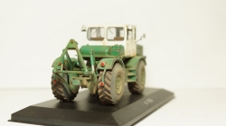 К 700 Кировец зелёно-белый со следами эксплуатации, 1:43