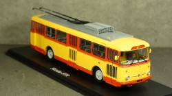 Троллейбус Skoda-9TR, 1961, красно-жёлтый, SSM4041, SSM 1:43