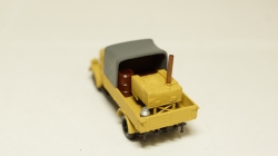 Mercedes Benz L3000, борт с полевой кухней, немецкий Африканский корпус, Herpa/КУМ 1:87 