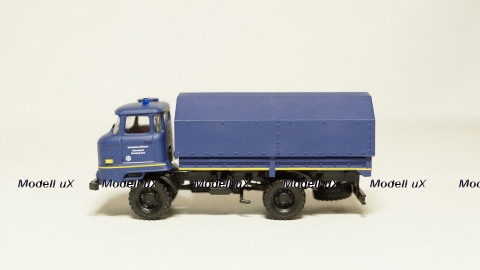 IFA wl50 синяя, кузов с тентом, THW, Herpa/КУМ 1:87 