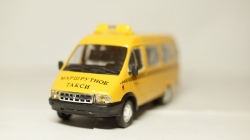 Газ 3221 Газель маршрутное такси, Агат 1:43