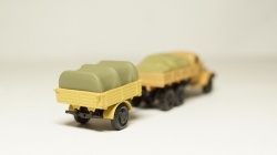 Зис 151 борт с грузом и прицеп с грузом песочный, Herpa 1:87 