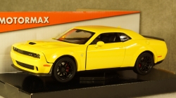 Dodge Challenger SRT Hellcat Wide-Body yellow, 79350, MotorMax 1:24