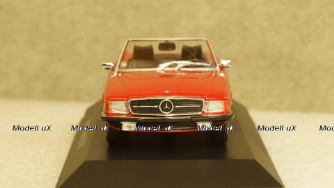 Mercedes 350 SL 1974 red, 940033432, Maxichamps 1:43