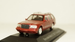 Mercedes E320 W124 бордовый, Herpa 1:43
