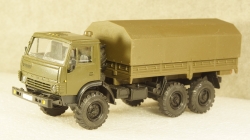 Камаз 4310 бортовой с тентом хаки, Арек 1:43