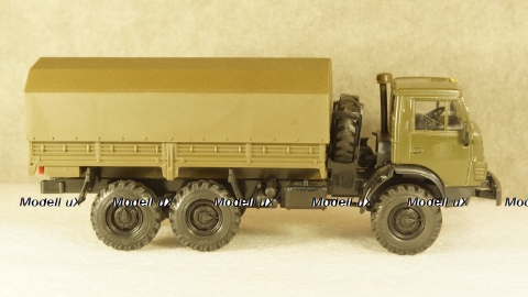 Камаз 4310 бортовой с тентом хаки, Арек 1:43