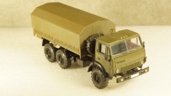 Камаз 4310 бортовой с тентом хаки, Арек 1:43