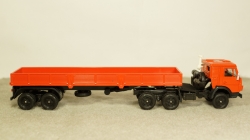 Камаз 5410 борт красный, 1:43