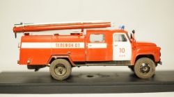 Газ - 53А  АЦ-30 со следами эксплуатации, Modellux 1:43