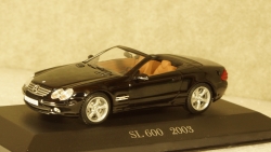 Mercedes SL 600 (R230) black 2003, Altaya 1:43