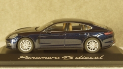 Porsche Panamera 4S diesel (2. Gen.) 2016 dark blue, Herpa 1:43