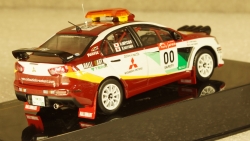 Mitsubishi Lancer Evo X #00 H.Miyoshi/S.Hayashi Rally Japan Safety car 2008, KB1048, IXO 1:43