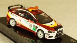 Mitsubishi Lancer Evo X #00 H.Miyoshi/S.Hayashi Rally Japan Safety car 2008, KB1048, IXO 1:43
