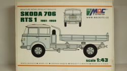 Кит Skoda 706 RTS 1 1963, MAC 1:43