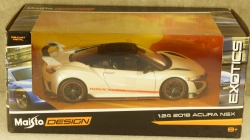 Acura NSX 2018 white/black, 32536, Maisto 1:24