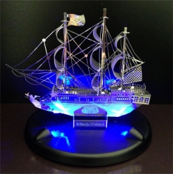 3D пазл металлический Парусник, 1:70