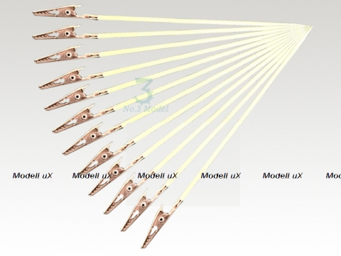 Зажимы для окрашивания моделей 10 шт