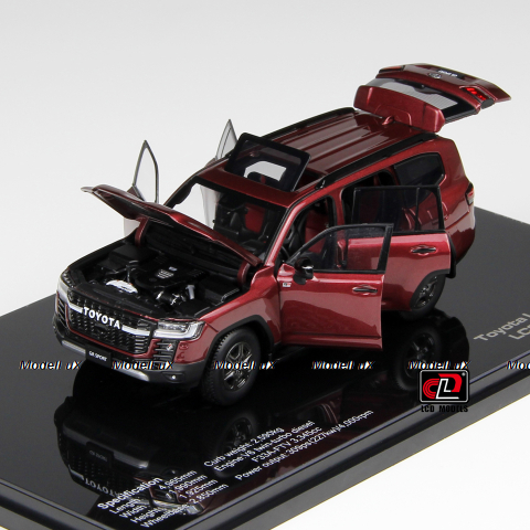 Toyota Land Cruiser 300 GR Sport, Red, LCD43011RD, LCD 1:43