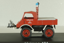 Mercedes Unimog 401 flatbed truck 4x4 Freiwillige Feuerwehr, 03118, Schuco 1:43