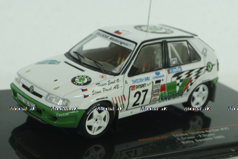 Skoda Felicia Kit Car No.27, Rally Schweden  1995, E.Triner/P.Stanc, RAC413A, Ixo 1:43