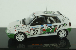 Skoda Felicia Kit Car No.27, Rally Schweden  1995, E.Triner/P.Stanc, RAC413A, Ixo 1:43