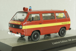 Volkswagen T3a Feuerwehr, 11406, Premium Classixxs 1:43