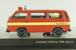 Volkswagen T3a Feuerwehr, 11406, Premium Classixxs 1:43